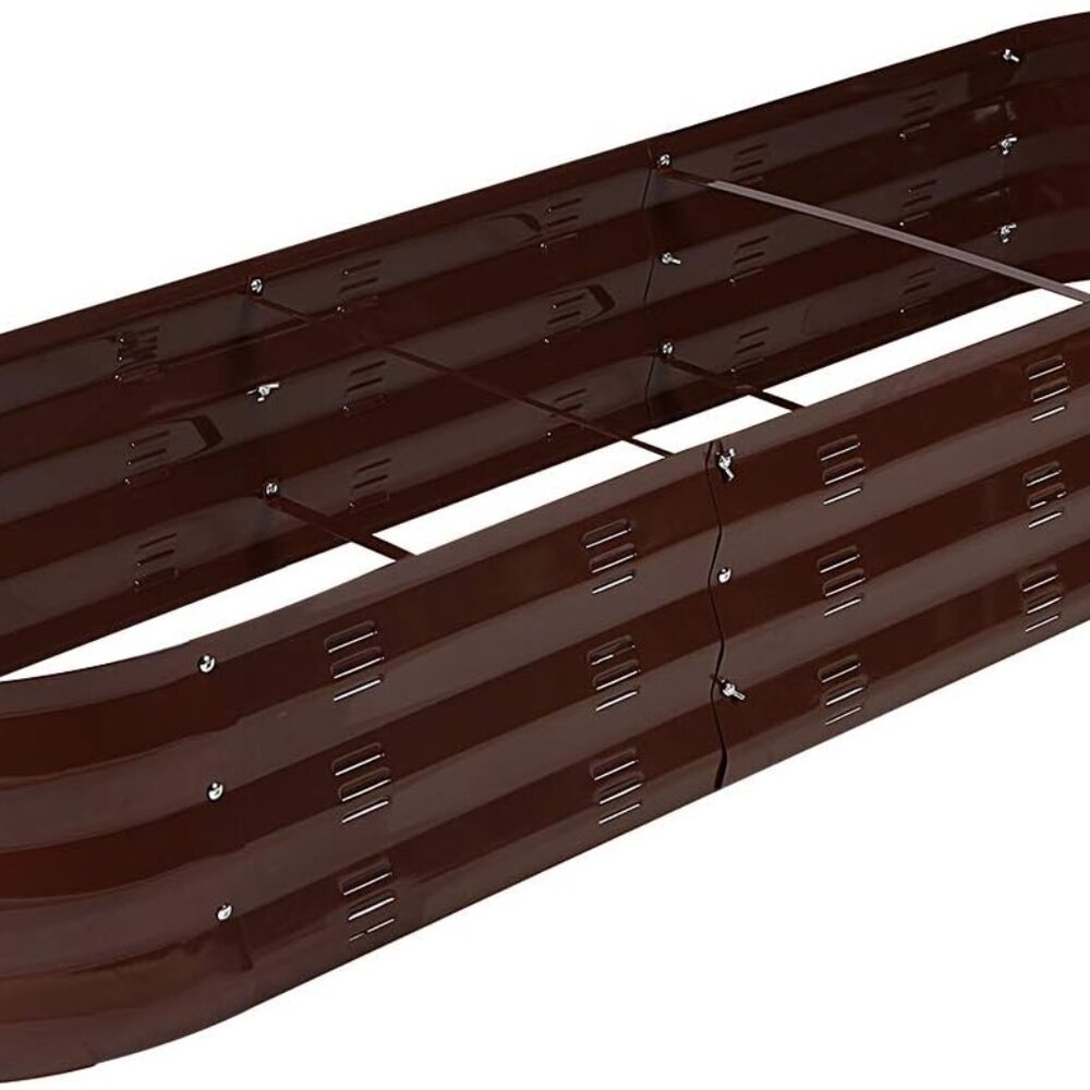 Raised Garden Bed Kit for Vegetables Flower Galvanized Metal Planter Boxs Design